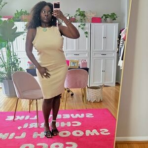 ASOS Design - Elegant Cream Sleeveless Dress